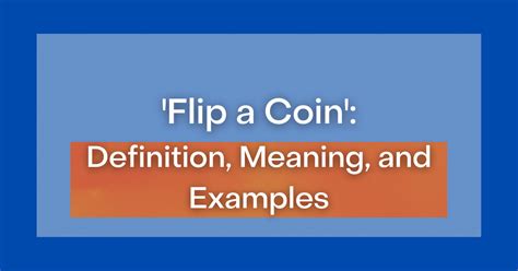 Coin Flip Definition .